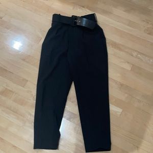 Zara work pants with belt